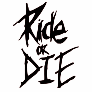 Naklejka RideOrDie