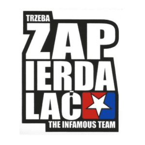 Naklejki "TrzebaZapierdalać" - cena za 5szt